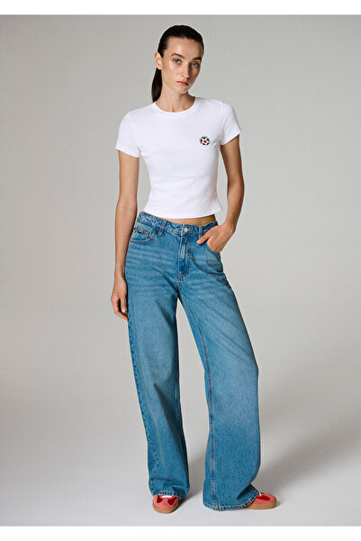 Mavi Team Football Collection Malibu Mid Brushed Jeanshose 1010152-A7536