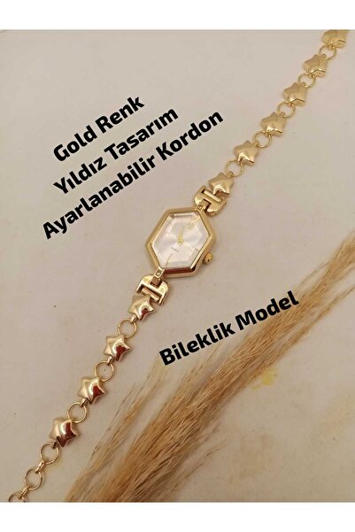 Brality GOLD Renk Çelik Kordon