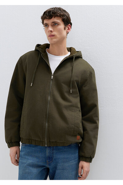 Mavi Hooded Khaki Jacket Loose Fit / Relaxed Fit 0110953-86764