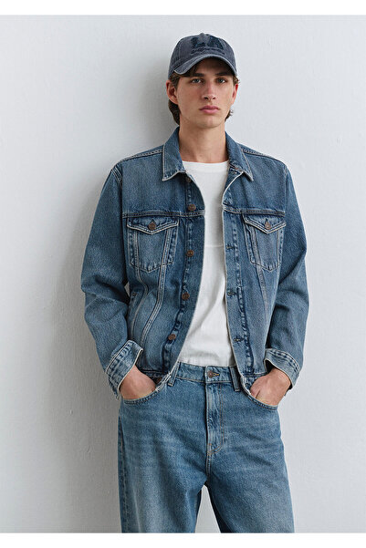 Mavi Jachetă de jeans Ray Classic Denim Vintage Indigo Blue 0110273-89412