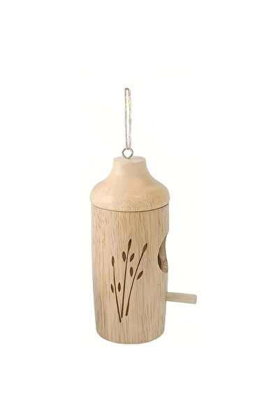 Choice1 Grass Handmade Wooden Hummingbird House Chalet Hanging Mini Bird Nest...