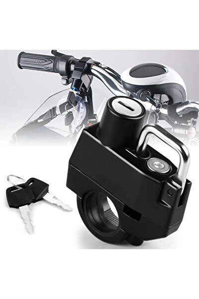 Choice Motorcycle Helmet Lock - Anti-Theft Security with 2 Keys, Compact & We...