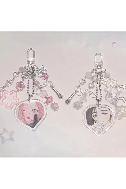 Miniso sua-miz Fashion Acrylic Photo Key Rings Alien Stage Mizi And Sua Match...