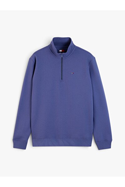 Tommy Hilfiger TJM REG FLEECE QZ MOCK NCK EXT Ανδρικό Μπλε Φούτερ - DM0DM20339