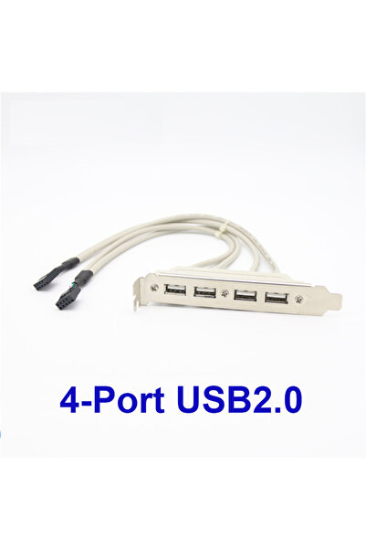 Choice 0.3m 4 Port USB OULLX 4 Port 2 Port USB 2.0 Motherboard Rear Panel Exp...