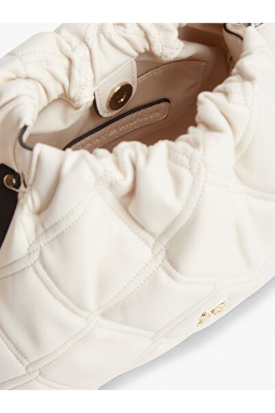 Tommy Hilfiger TH FEMININE MINI CROSSOVER Kadın Bej Çanta - AW0AW18718