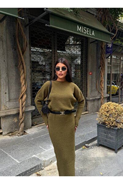 Lamierra Takım Görünümlü Yumoş Triko Elbise