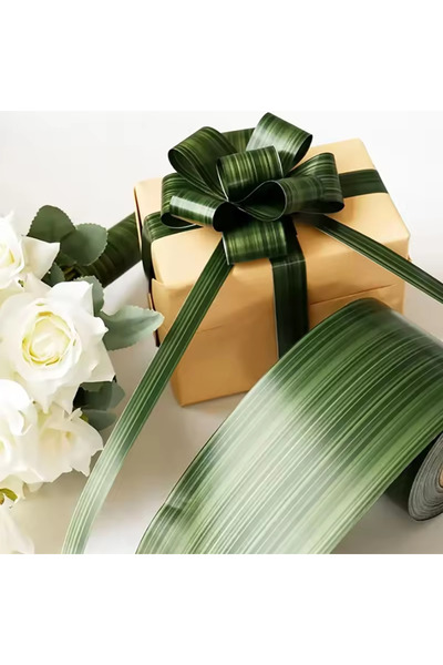 Choice 50 Yards 50 Yards Ti-Leaf Pattern Printing Ribbon Polypropylene Waterp...