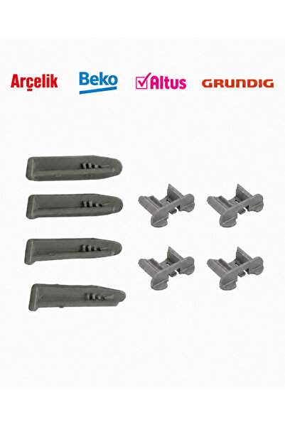 Altus Oem Bulaşık Makinesi Ön Arka Ray Stop Pimi 8'li Set