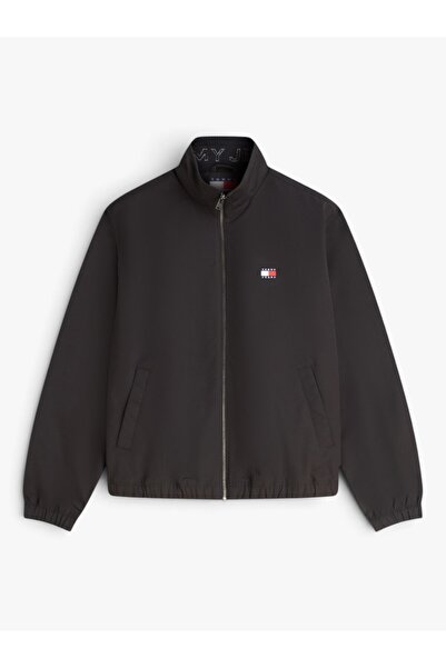 Tommy Hilfiger Pánský značkový stojáček s logem Regular Fit z recyklovaného p...