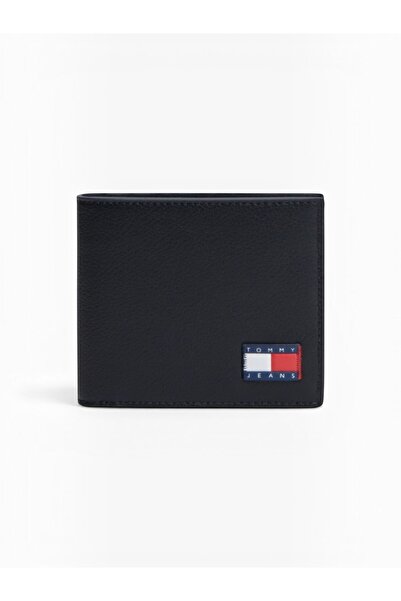 Tommy Hilfiger TJM HERITAGE LEATHER CC WALLET Erkek Siyah Cüzdan - AM0AM14356