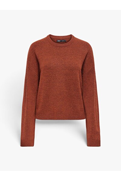 ONLY ONLSIMONI L/S O-NECK PULLOVER KNT NOOS Kırmızı Kazak - 15368976