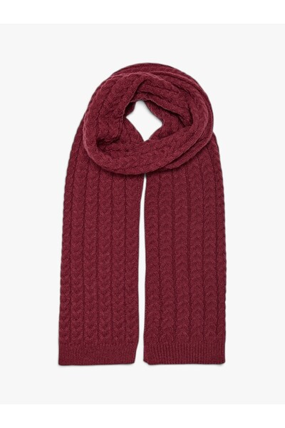 ONLY ONLYASMIN KNIT SCARF CC Kadın Mor Atkı - 15350200