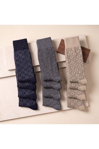 Hstoree Men's Premium Bamboo Socks Set of 12 – 80% Real Bamboo Yarn, Seamless, Breathable