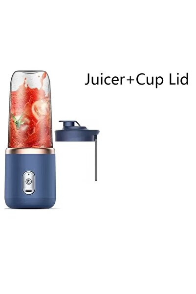 Choice1 Single Cup Blue 6 Color 400ml Portable USB Blender Electric Travel Ju...