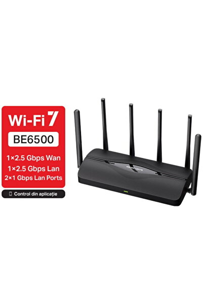TP-LINK Router Wireless Mercusys MR37BE, BE6500, Wi-Fi 7, MLO, 2 porturi 2.5G...