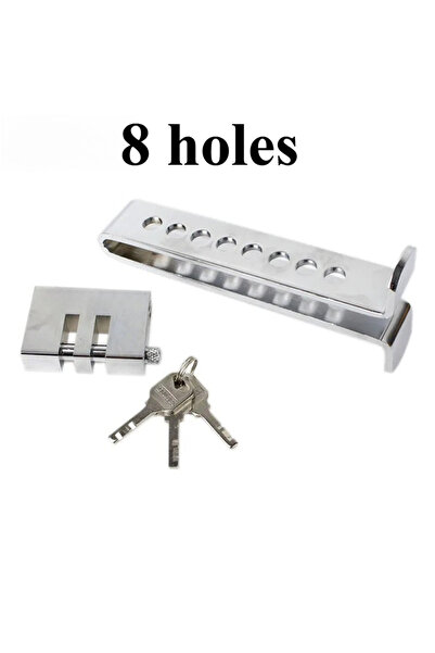 Choice 8 holes Universal Stainless Steel Car Anti-Theft Lock - 8/9 Holes, Fit...