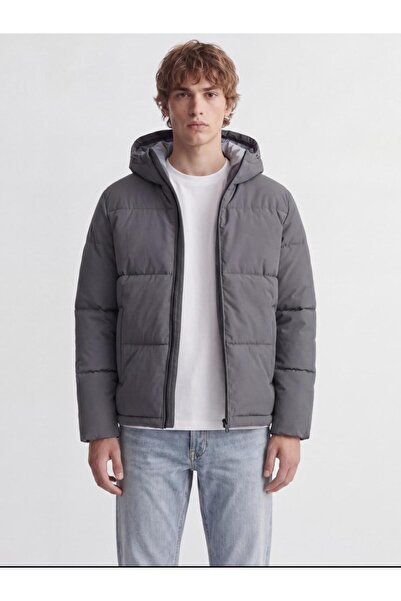 Jack & Jones Μπουφάν ανδρικό puffer 12303930 "Galaxy" γκρι asphalt
