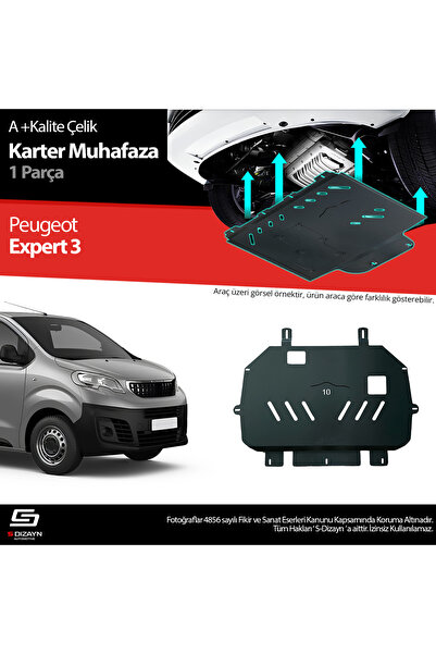S Dizayn S-Dizayn Peugeot Expert 2.0 Çelik Karter Muhafaza Koruma 2016 Üzeri ...