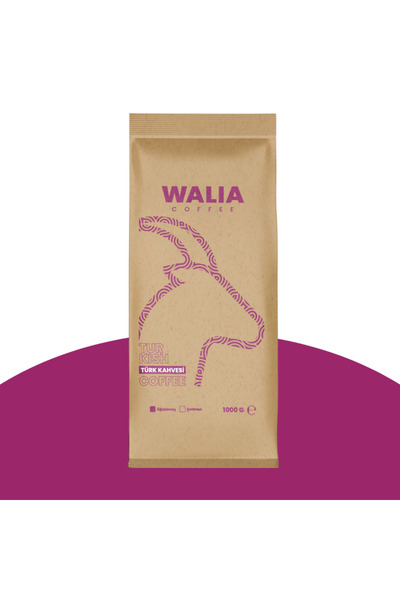 WALIA COFFEE ETHIOPIA TÜRK KAHVESİ ÖĞÜTÜLMÜŞ 1000 G