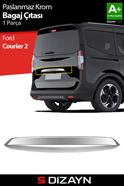 S Dizayn S-Dizayn Ford Courier Krom Bagaj Çıtası 2023 Üzeri A+ Kalite 5922050