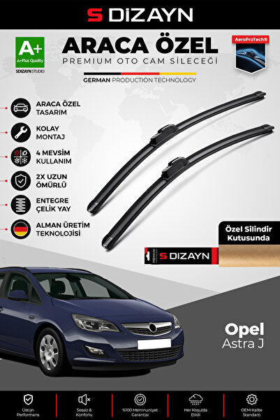 S Dizayn S-Dizayn Opel Astra J Ön Cam Silecek Seti 2009-2015 Premium Araca Öz...