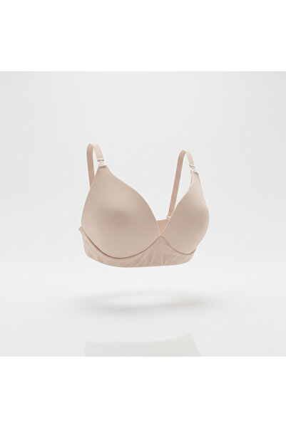 BONBON Women's Underwire-Free Skin-Colored Nursing Bra Bb2076