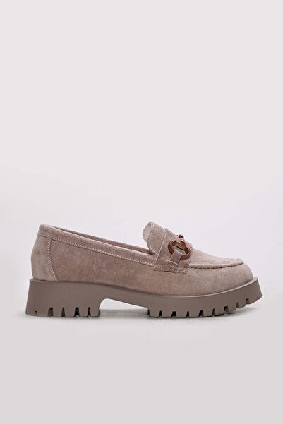 FAST STEP Γυναικεία παπούτσια casual από γνήσιο δέρμα βιζόν 581ZA2887