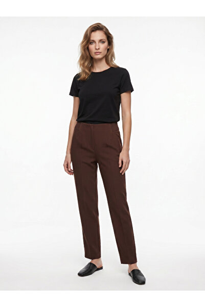 Ekol Thick Elastic Narrow Leg Trousers 26Yekl04166