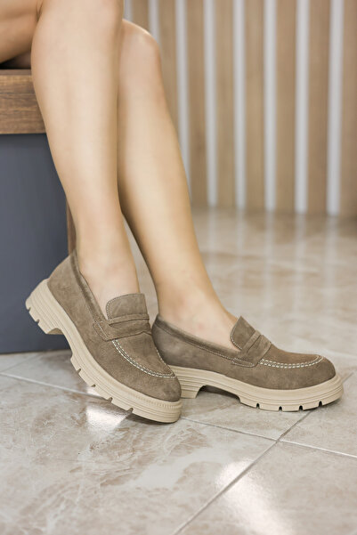 FAST STEP Γυναικεία casual παπούτσια από γνήσιο δέρμα βιζόν και σουέντ 217ZA6...