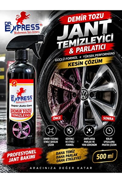 Drexpress Demir Tozu Temizleyici Yüksek Kaliteli Jant Kaporta Temizleyici Spr...