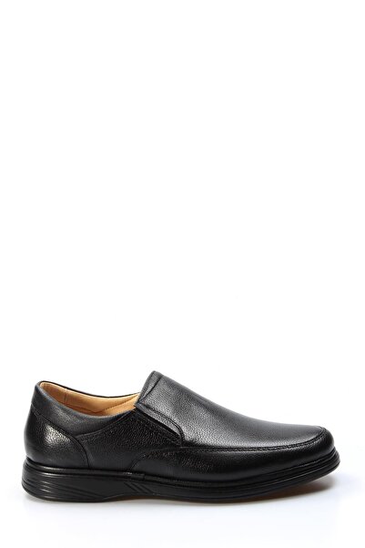 FAST STEP Genuine Leather Men's Black Casual Shoes 815MBA1301