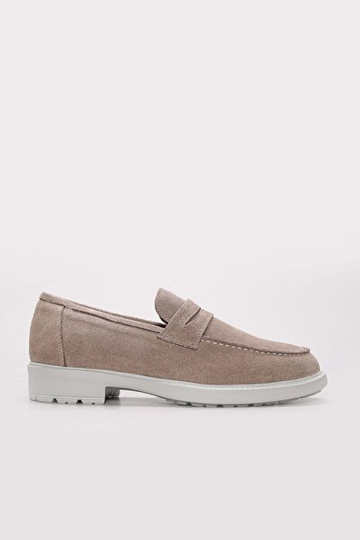 FAST STEP Genuine Leather Sand Suede Men's Classic Shoes 214Kma4091