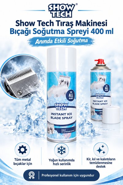Showtech Tıraş Makinesi Bıçağı Soğutma Spreyi 400 ml