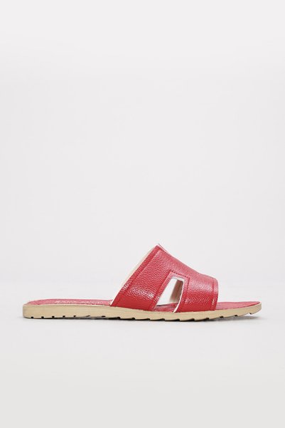 FAST STEP Red Women's Flat Slippers 935Za113