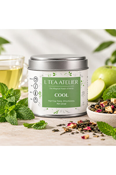 L Tea Atelier Cool, Naneli Yeşil Çay, 55gr