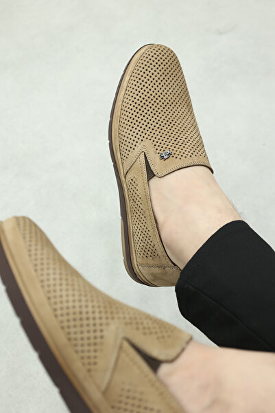 FAST STEP Genuine Leather Sand Nubuck Men's Casual Shoes 711MA151-2291