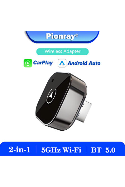 Choice دونجل كاربلاي لاسلكي 2 في 1 من Pionray، محول أندرويد أوتو لاسلكي، سهل ...
