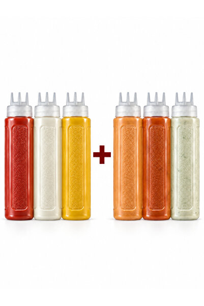 mawfoor Ketchup & Sauce Box Set - 3 + 3