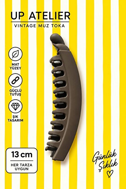Up Atelier Vintage Matte Banana Buckle 13cm