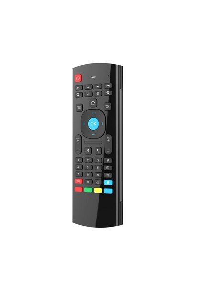 Choice ماوس هوائي قياسي، لوحة مفاتيح لاسلكية صغيرة، جهاز تحكم عن بعد MX3 بترد...