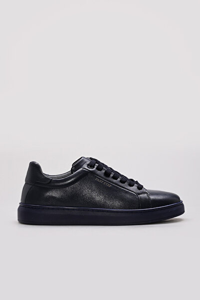 FAST STEP Hakiki Deri Lacivert Erkek Casual Ayakkabı 819MA501