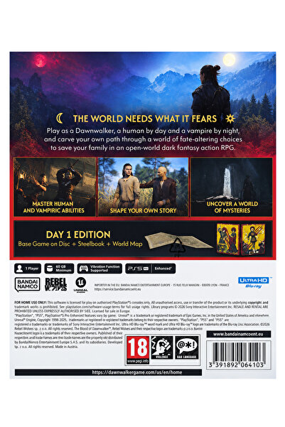 Playstation The Blood of Dawnwalker Day 1 Edition - PS5 - Fiziki Oyun - Metal Kutu