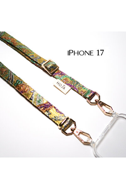 Iphone 17 Shine Colorida Telefon Askısı Renkli Askılı Telefon Kılıfı