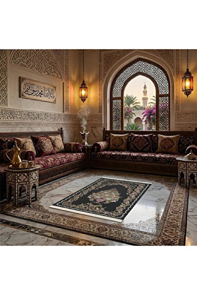 X LOT سجادة صلاة، بساط صلاة مع شراشيب، متعددة الاستخدامات بتطريز أنيق وشراشيب...