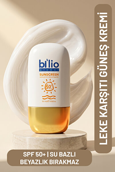 Güneş Kremi Leke Karşıtı SPF 50+ Yüksek Korumalı Su Bazlı & Mavi Işık Korumalı