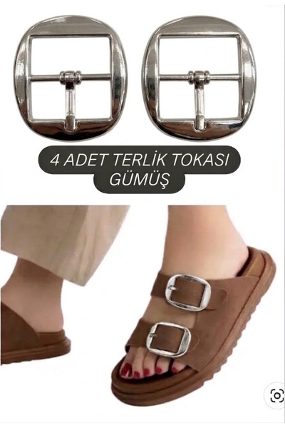 İsmet toka 3 cm Slipper Clip Metal (Unbreakable) - Metal Accessory