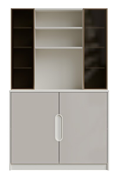 FURNISKY Manolya Kahve Köşesi Mutfak Dolabı Çay Ünitesi - %100 MDF - 90 cm - ...