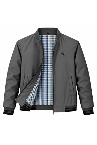 MOT&MONT Erkek Pamuk Polyester Karışım BONDED Kumaş(HAKİM YAKA) Su ve RÜzgar ...
