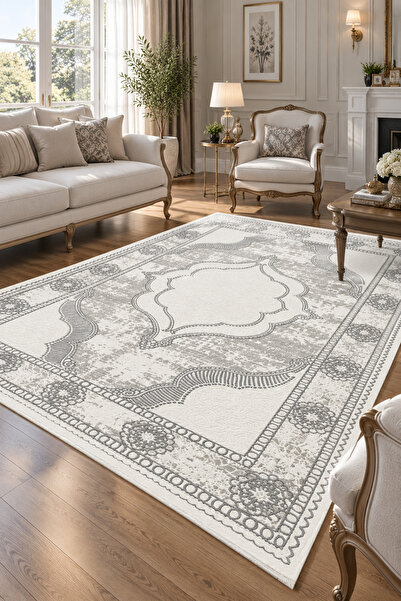 ünalcarpet 4 Metrekare - 6 Metrekare Kalın Modern Dokuma Salon Oturma Odası M...